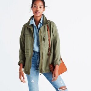 Madewell utility jacket - Madewell cotton jacket - Madewell fleet jacket